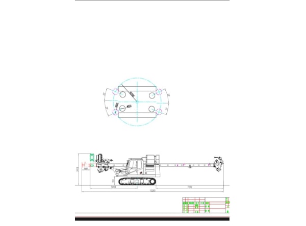 Instalatie de Foraj SUNWARD Instalatie de foraj cu burghiu SWDM85-CFA de vanzare